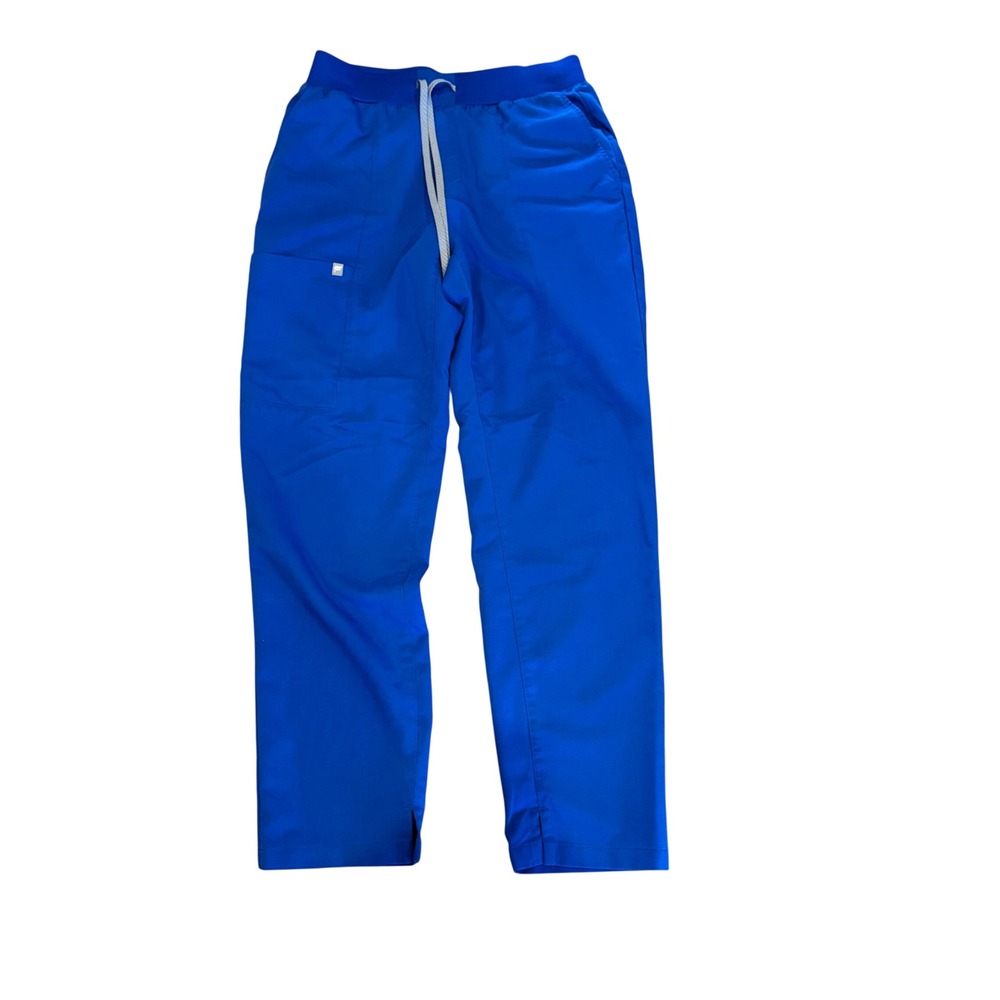 Fabletics Women's LOT of TWO Blue Jogger Style and straight leg scrubs size M